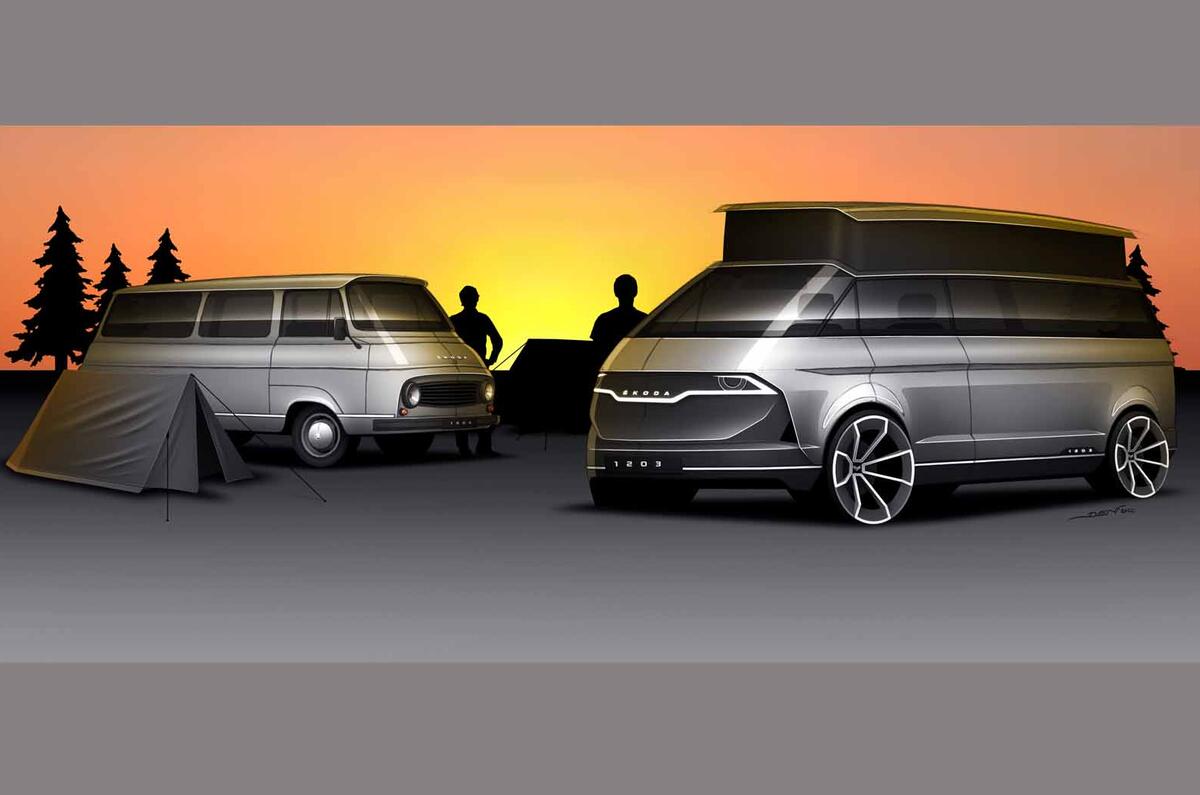 modern volkswagen van