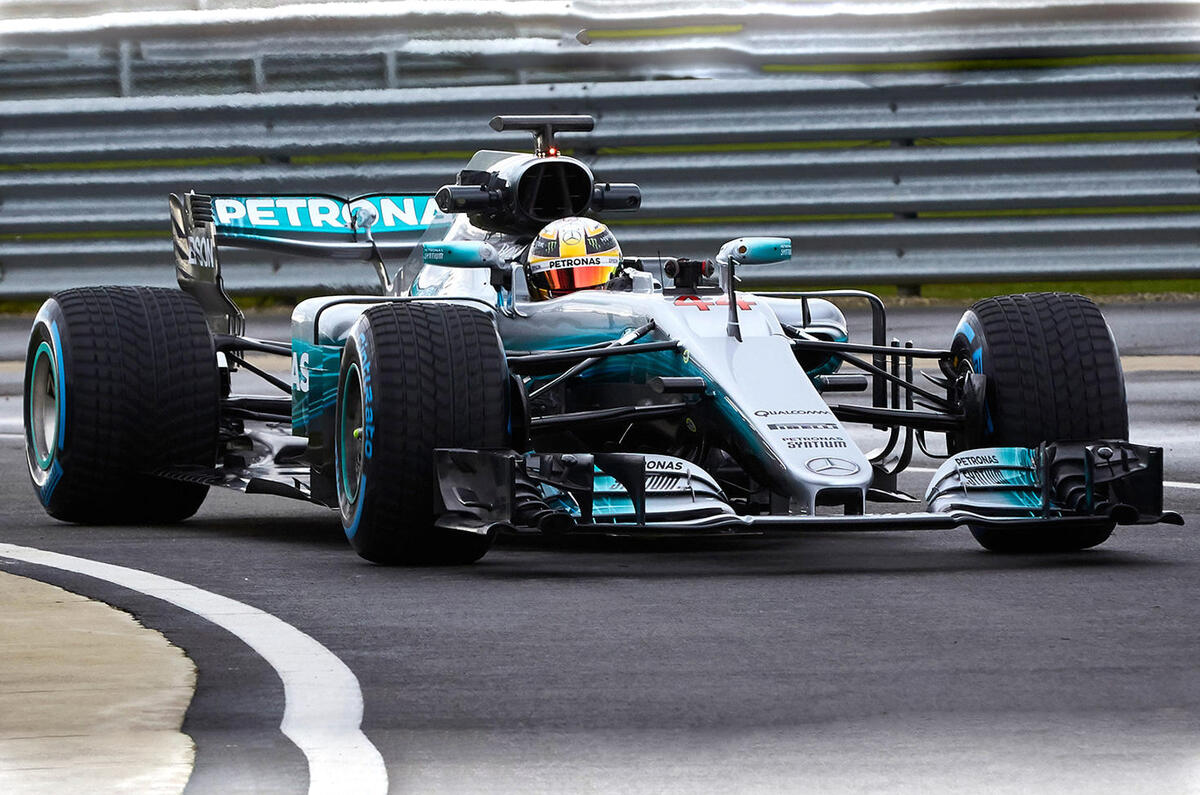 Mercedes Amg F1 W08 2017 Challenger Launches Eq Power Brand Autocar