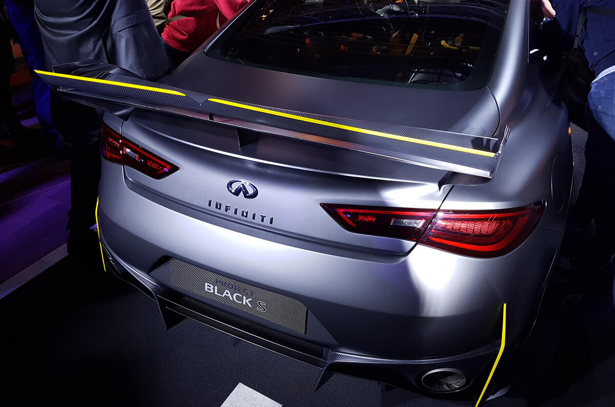 Infiniti Q60 Black S Performance Hybrid Unveiled At Paris