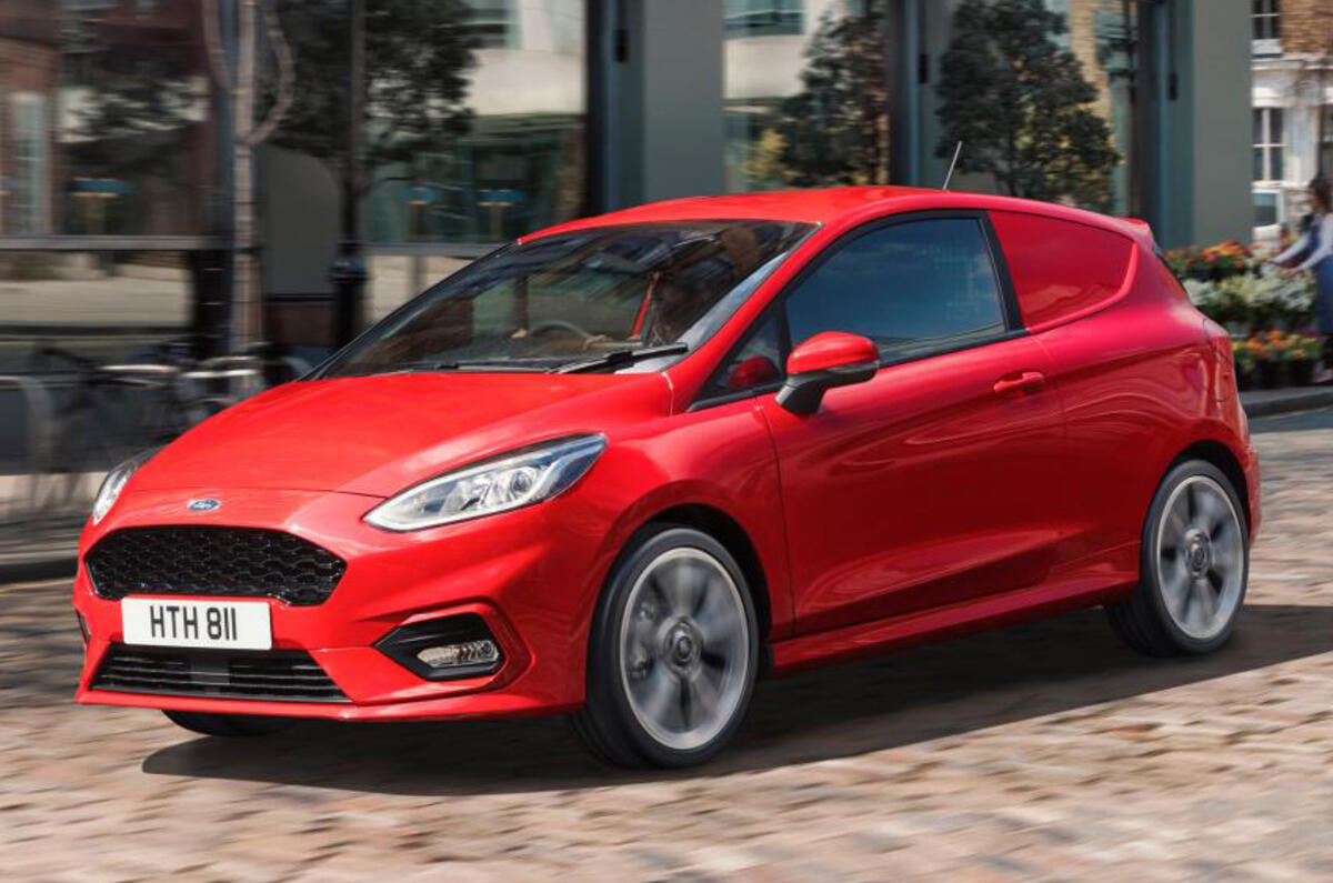 Ford fiesta shop van price list