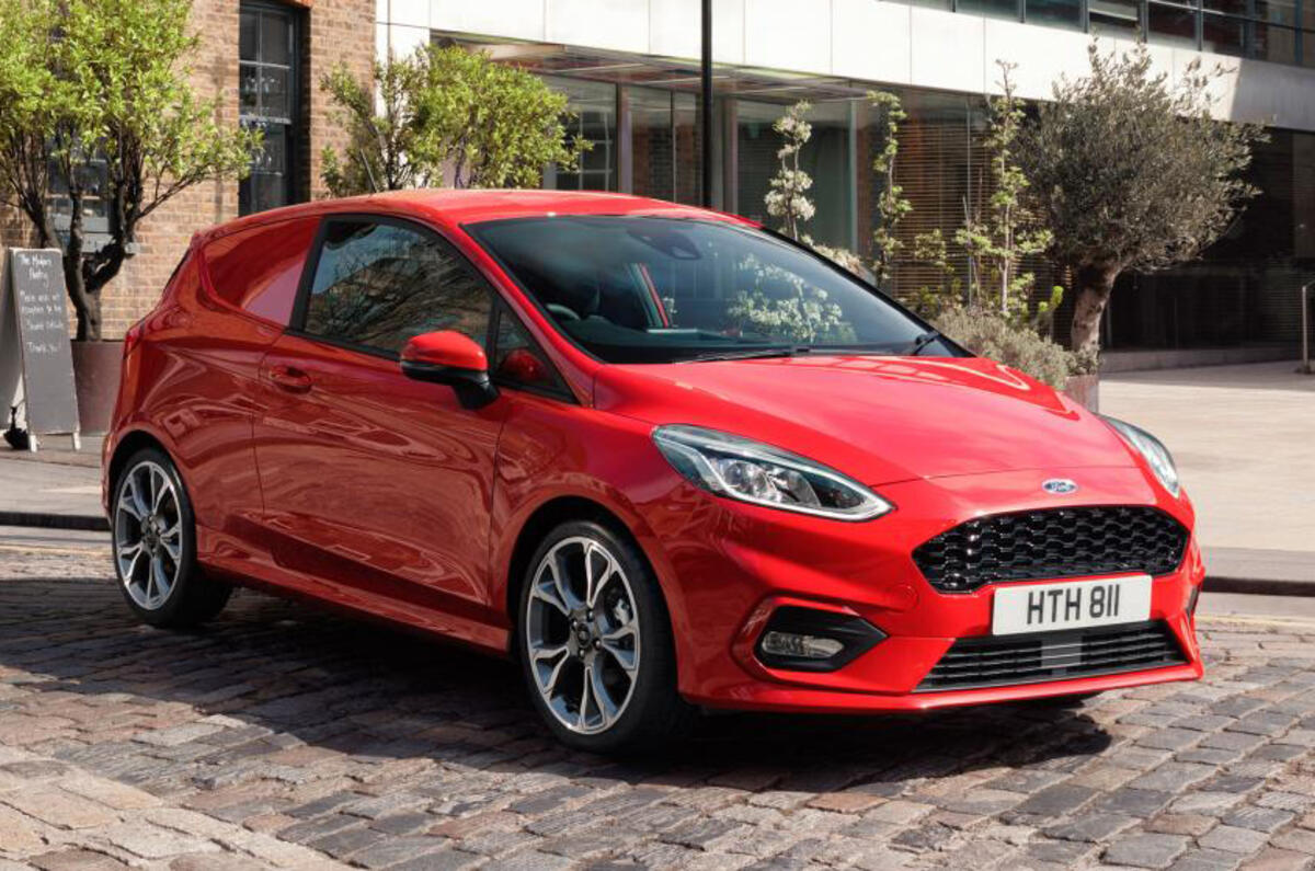 2018 Ford Fiesta Van Launched With St Line Inspired Top Model Autocar