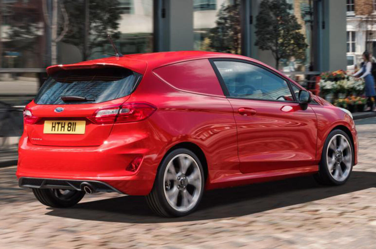 2018 Ford Fiesta Van Launched With St Line Inspired Top Model Autocar