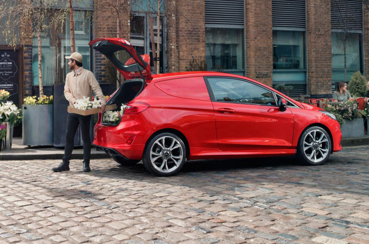 ford fiesta van 2018 price