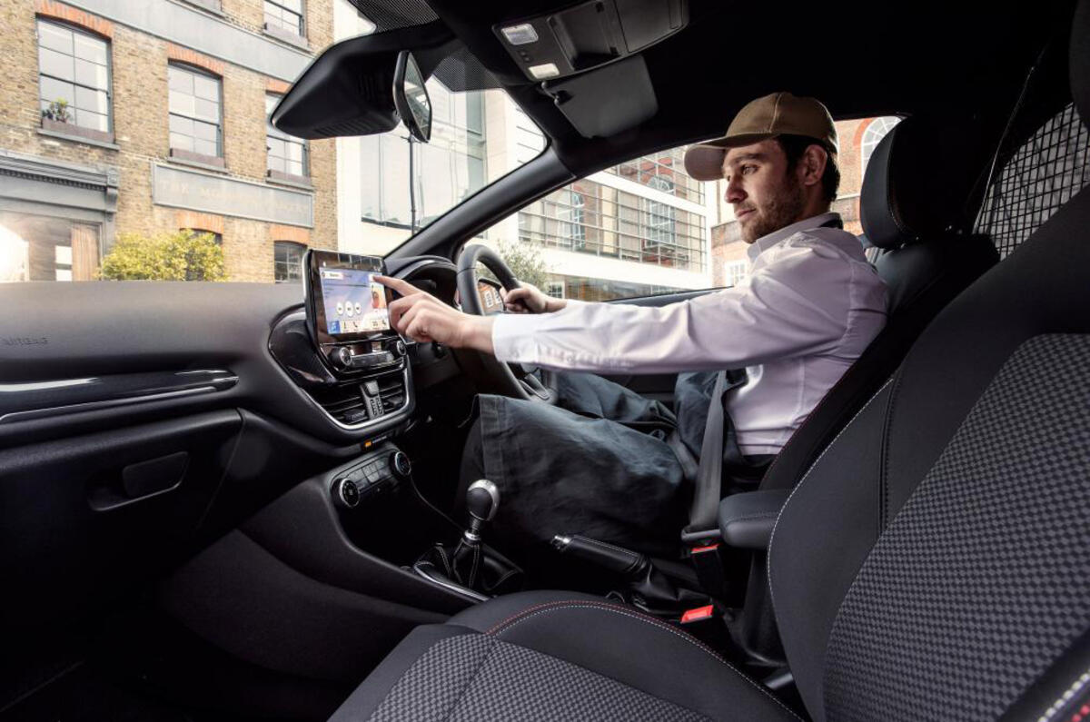 ford fiesta van 2018 price