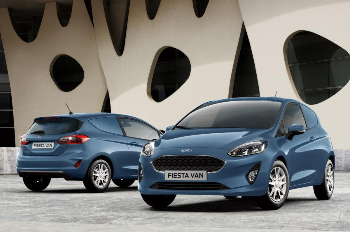 ford fiesta van 2018 price
