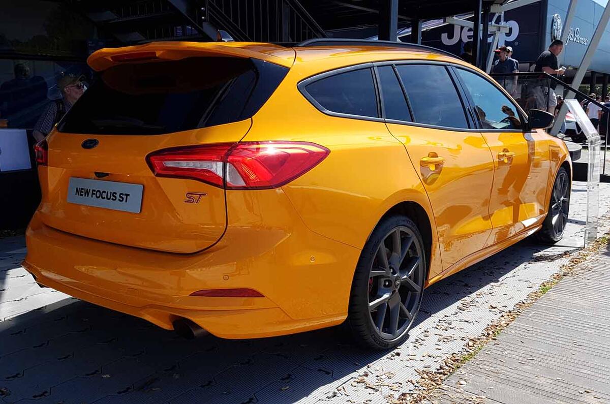 New Ford Focus ST estate loads up at Goodwood Autocar