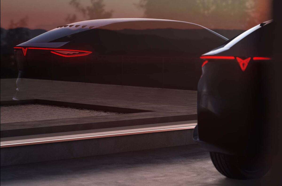 Cupra previews first all-electric model