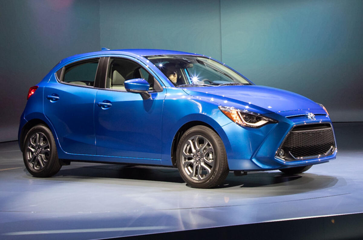 Toyota Unveils New Mazda 2 Based Yaris Hatchback For Us