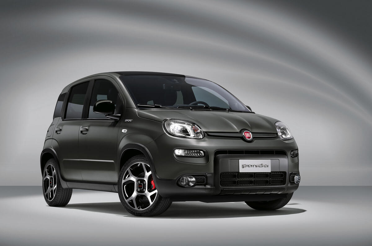 2021 Fiat Panda front three quarters in studio