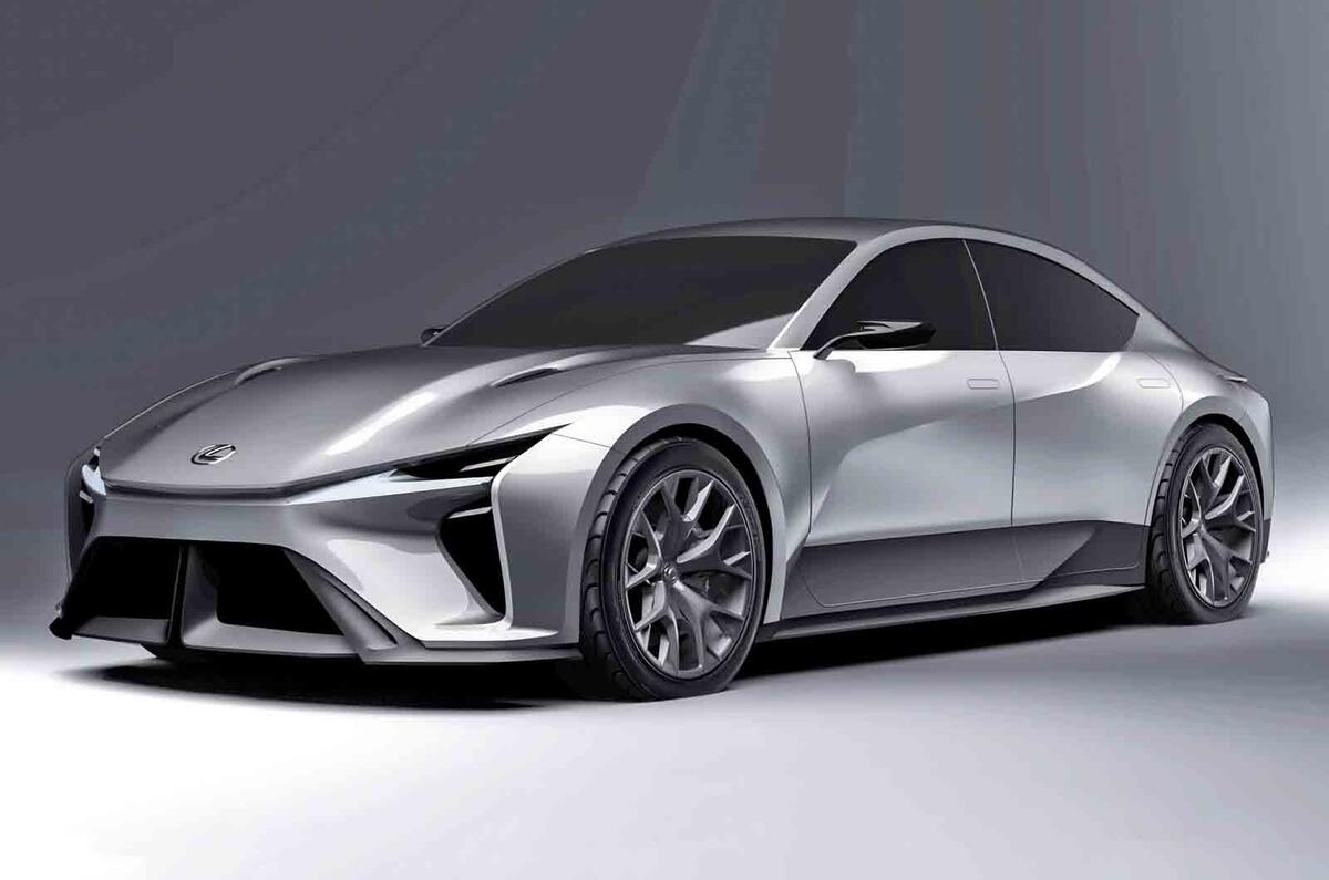 Lexus electric saloon concept