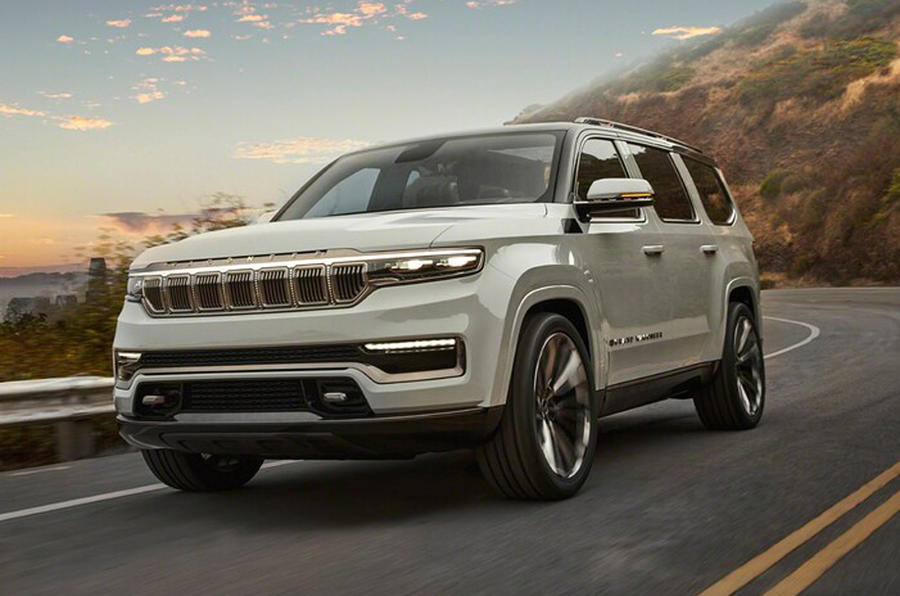 2020 Jeep Grand Wagoneer concept - front