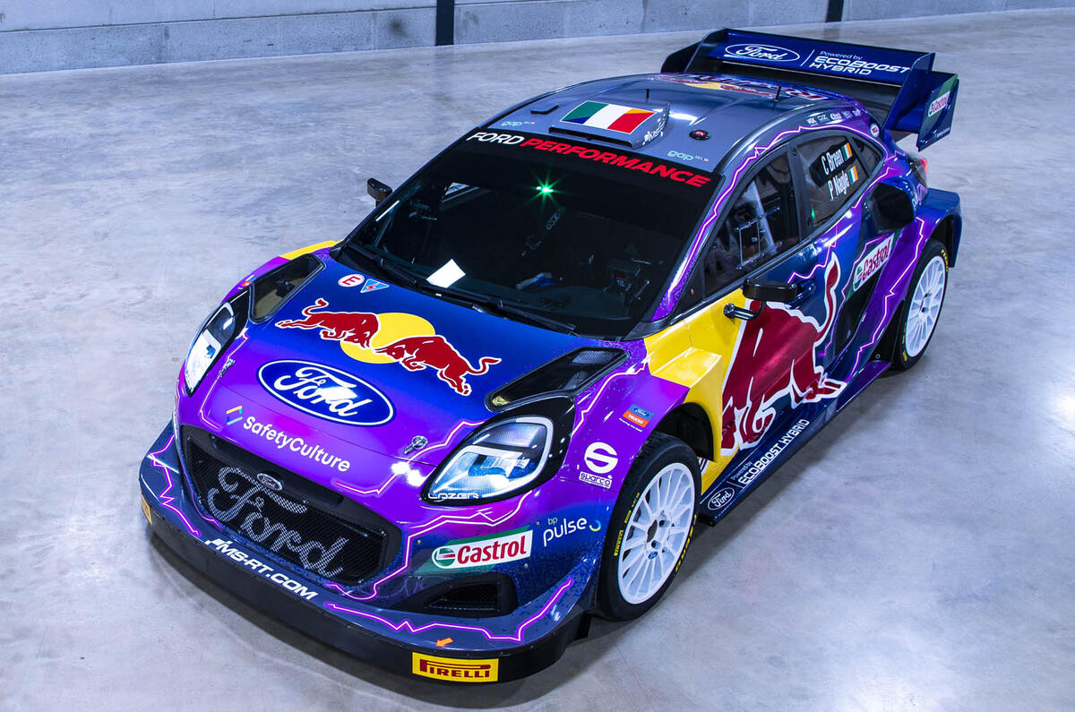 Ford Puma Rally1 500bhp WRC hybrid racer officially revealed Autocar