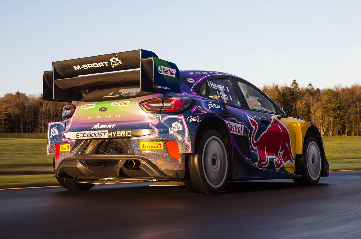 Ford Puma Rally1 500bhp WRC hybrid racer officially revealed Autocar