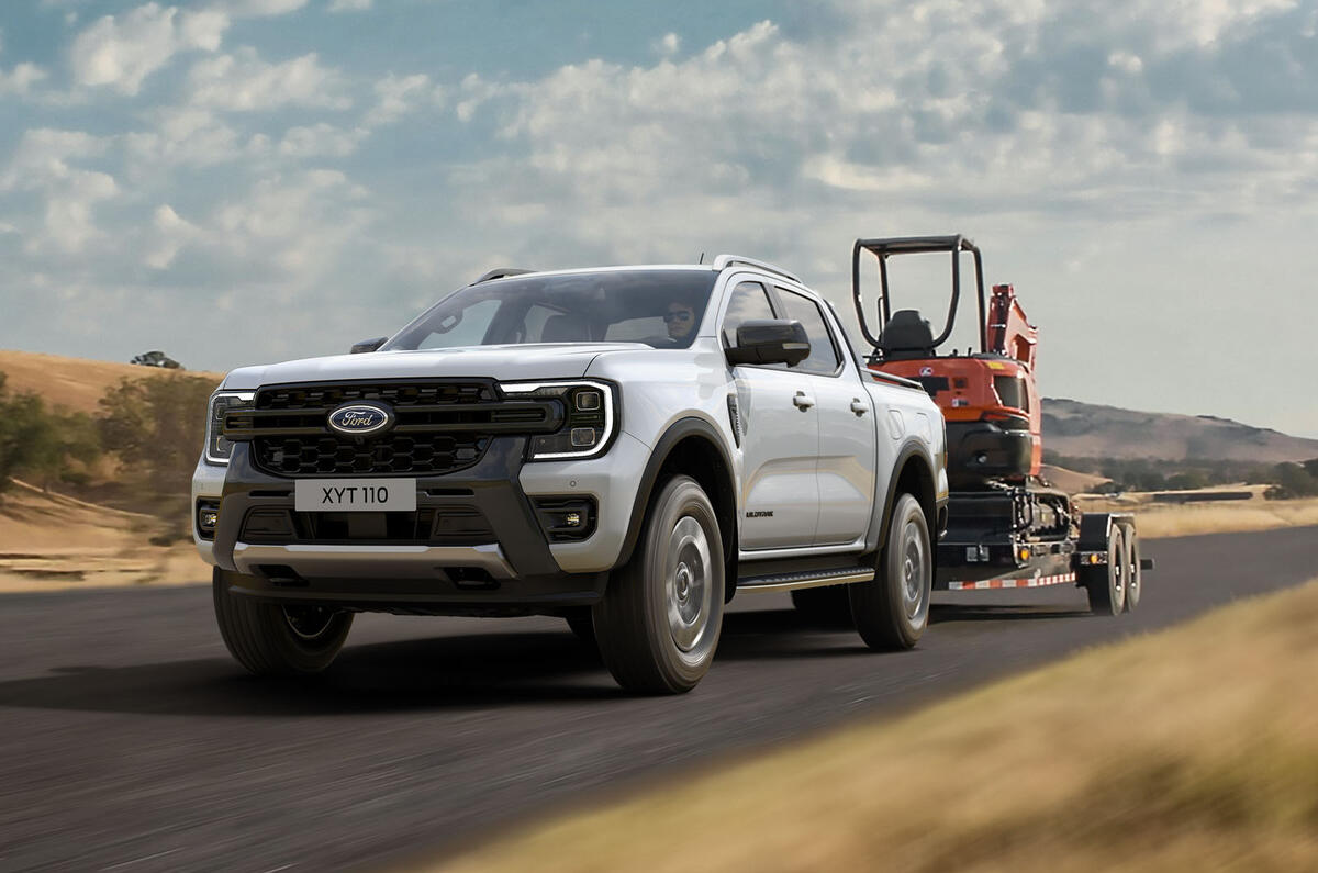 2023 Ford Ranger PHEV towing