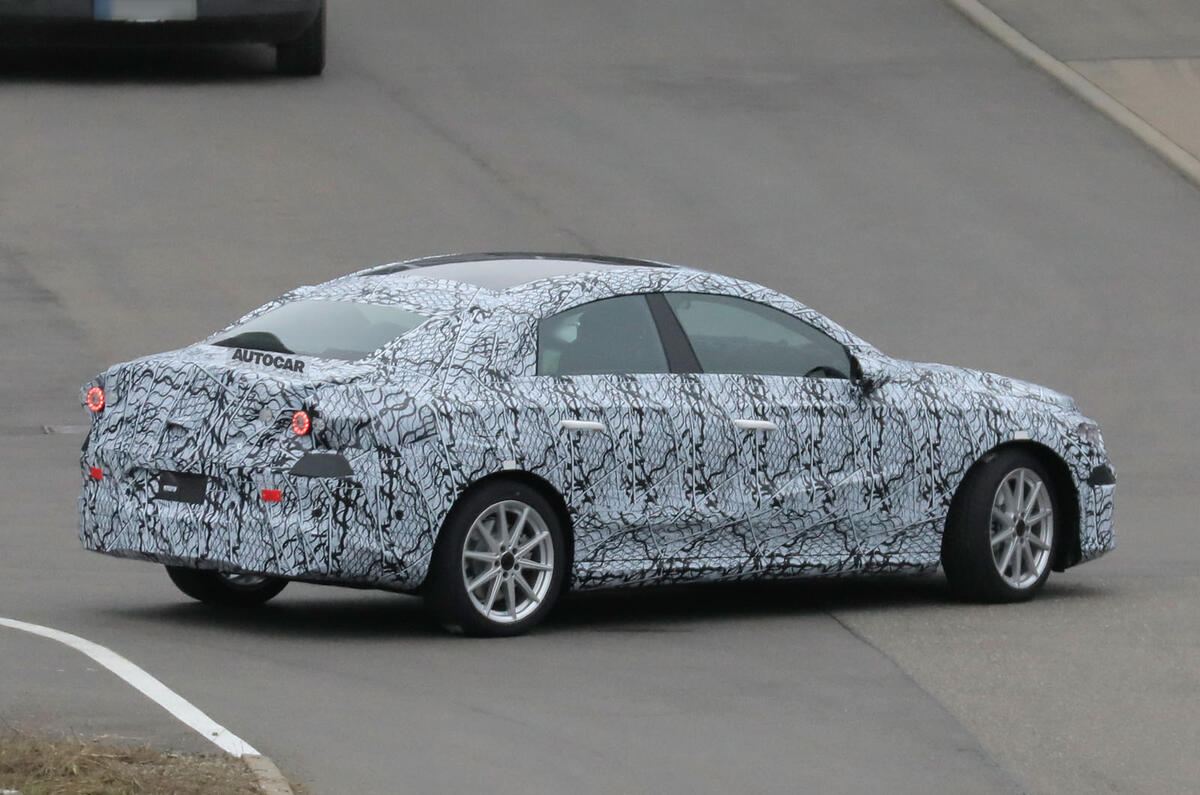 2024 Mercedes CClass longrange EV saloon breaks cover Autocar