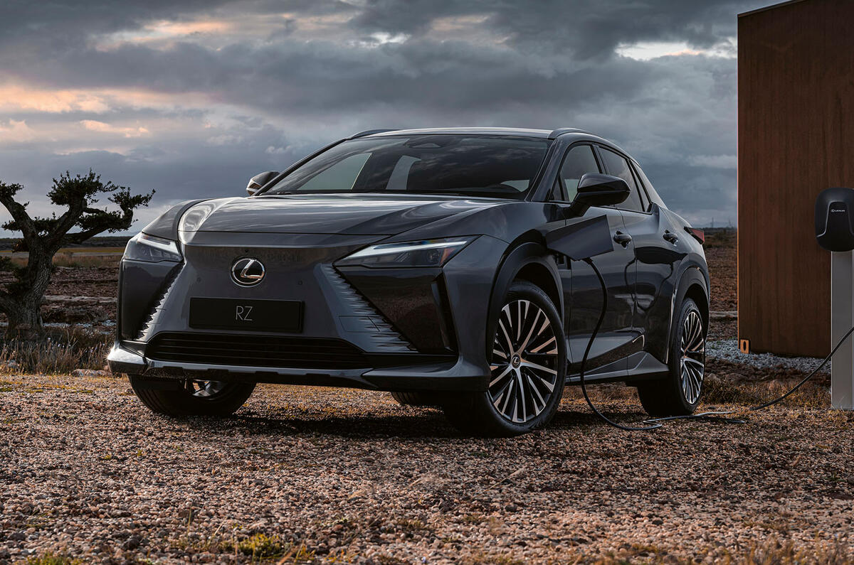 2024 Lexus RZ front three quarter