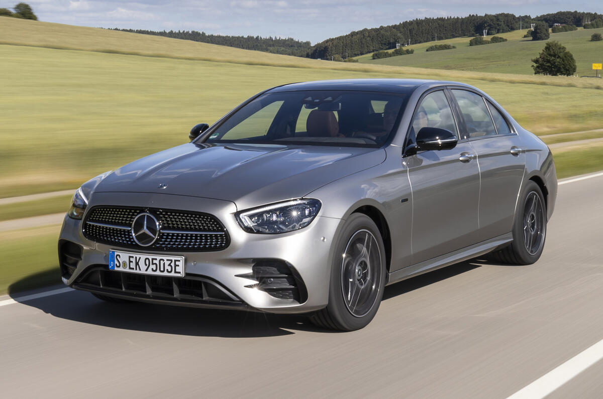 Mercedes Benz E Class E300e 2020 UK first drive Autocar