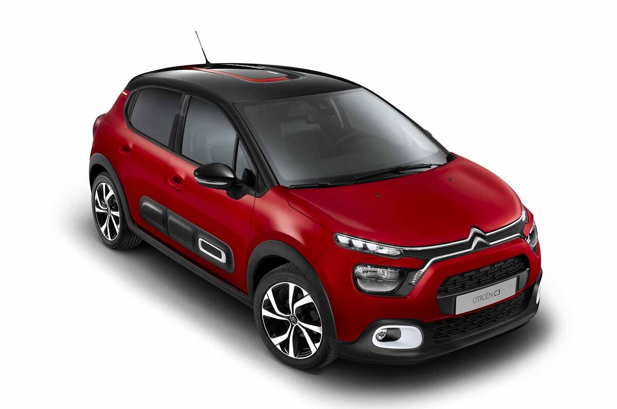 Citroen C3 facelift front side