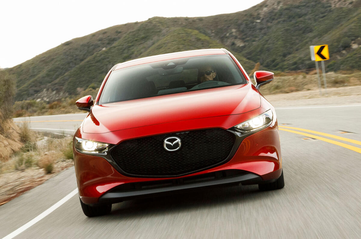 Mazda 3 2.0 Skyactiv-G 2019 first drive review - on the road nose