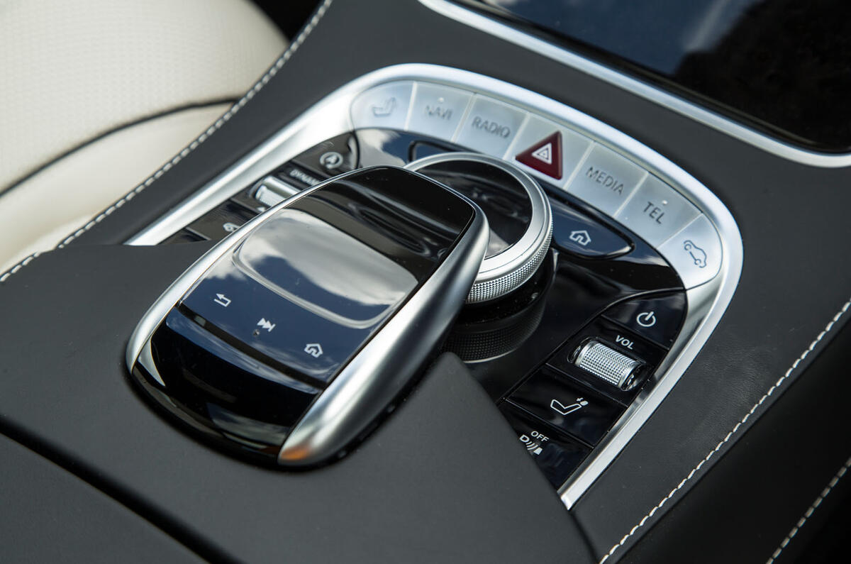 Mercedes-Benz S-Class S500L 2018 long-term review - centre console