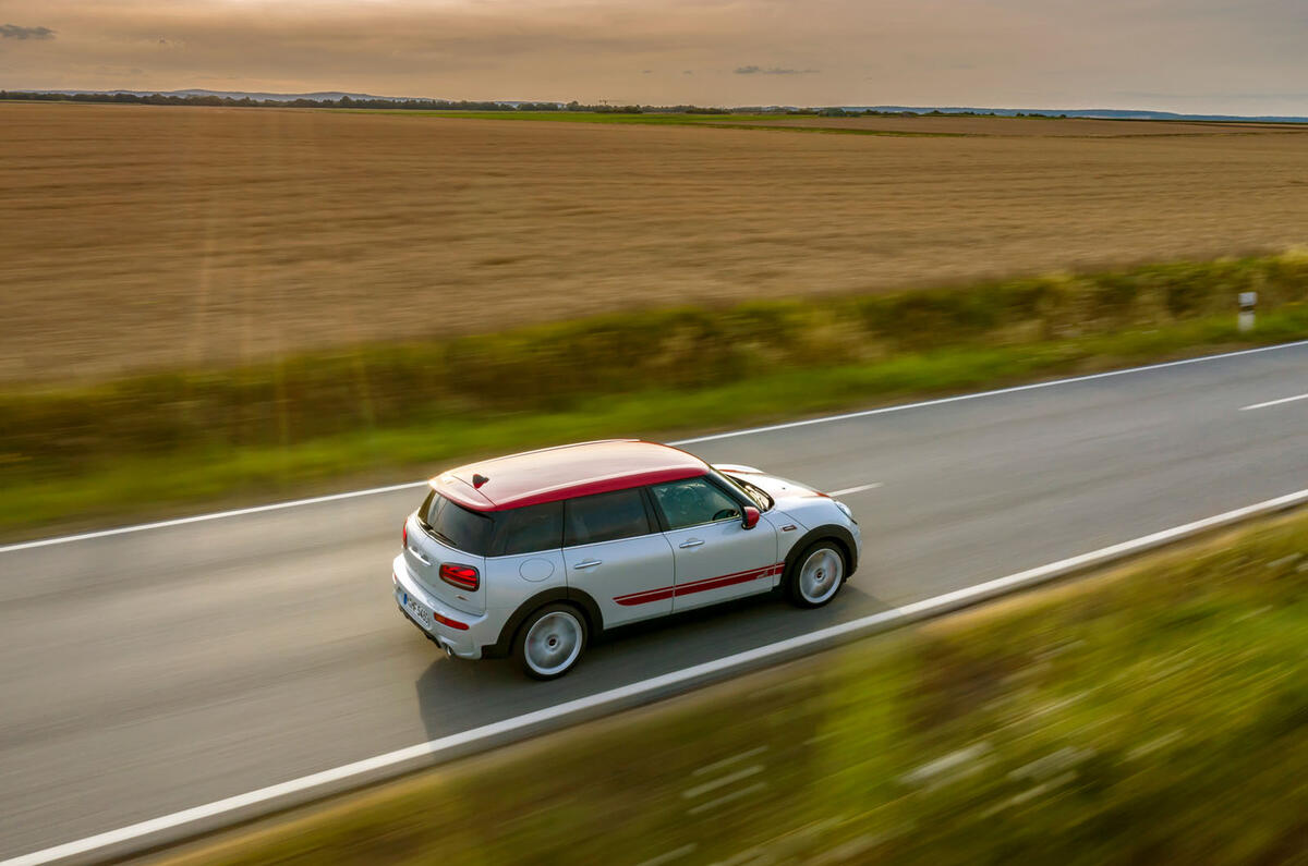 Mini Clubman John Cooper Works 2019 first drive review - on the road side
