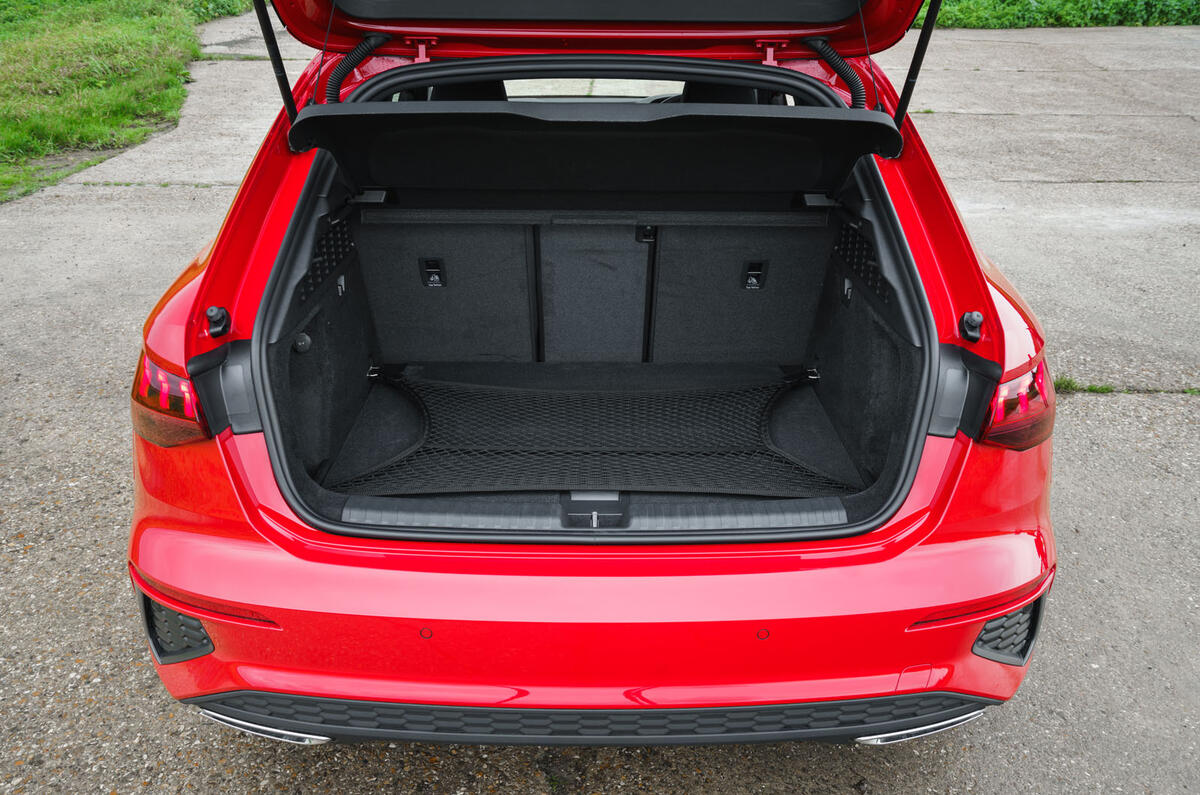 Audi A3 TFSIe 2020 UK first drive review - boot