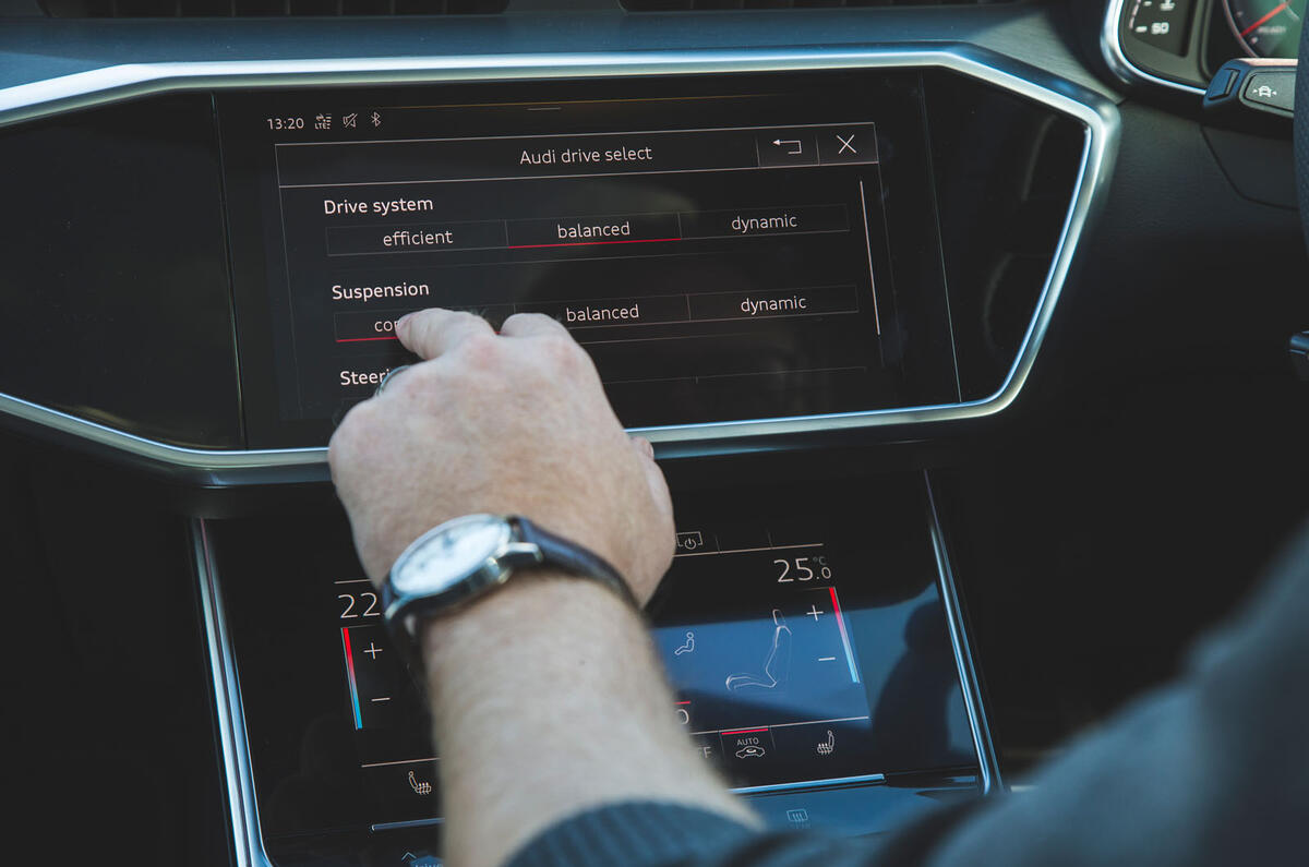 Audi A6 2018 long-term review - suspension settings