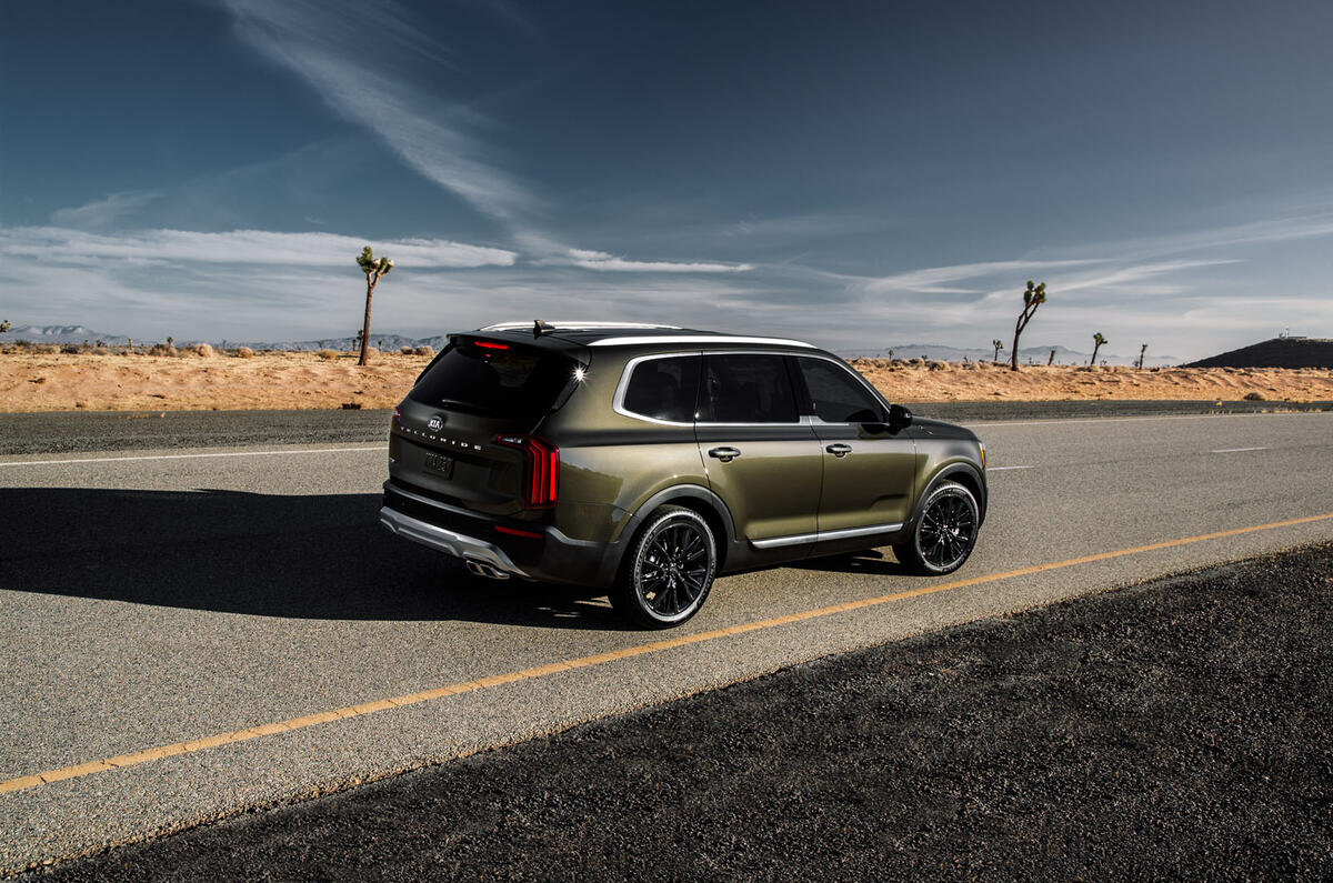 Kia Telluride 2019 first drive review - static rear