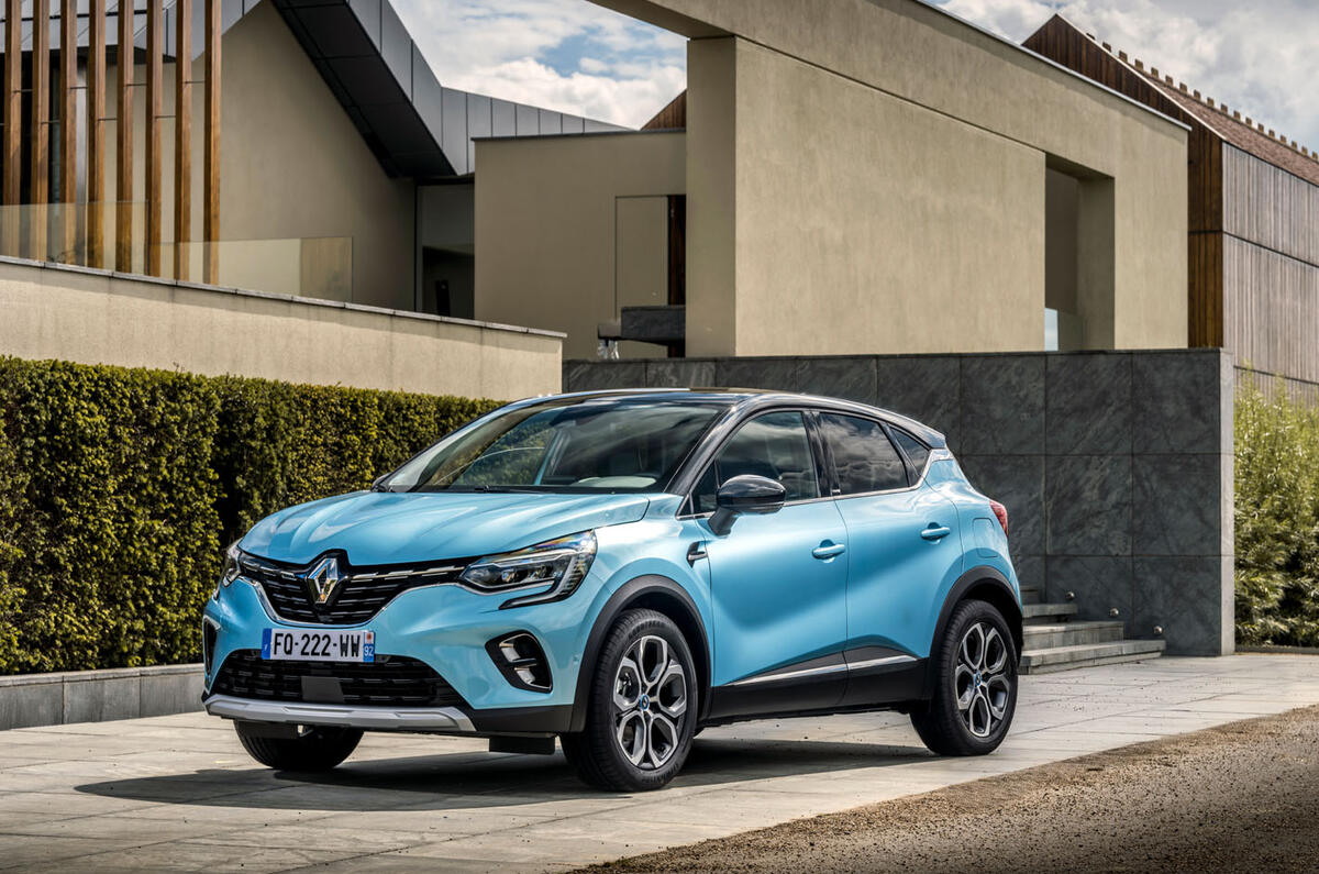 Renault Captur E-Tech PHEV 2020 UK first drive review - static