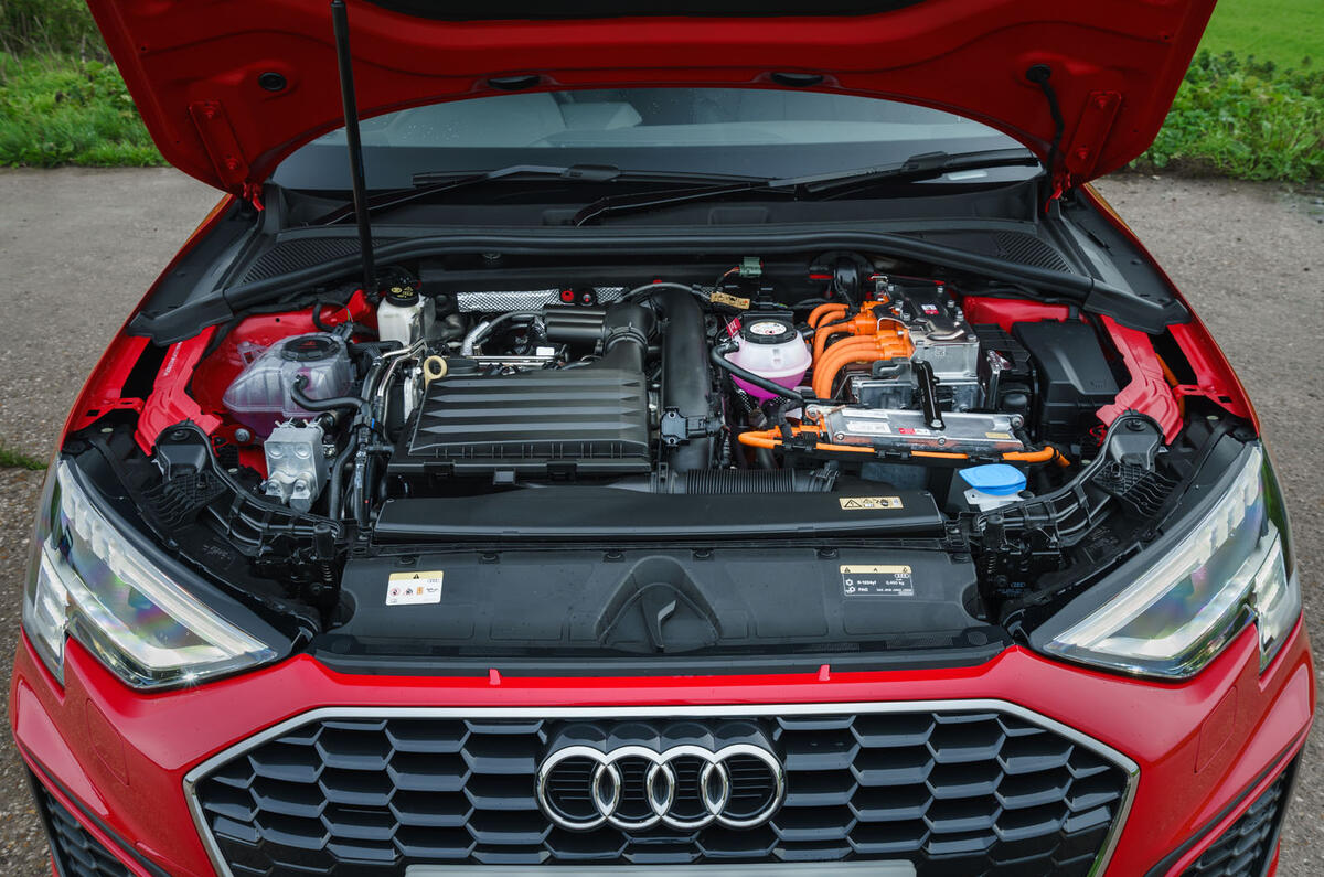 Audi A3 TFSIe 2020 UK first drive review - engine