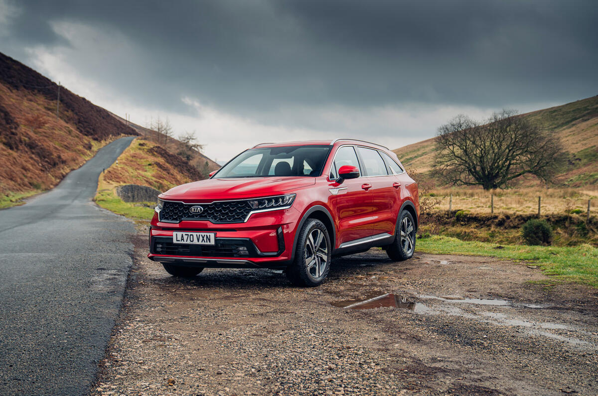 23 Kia Sorento PHEV 2021 UK first drive review static