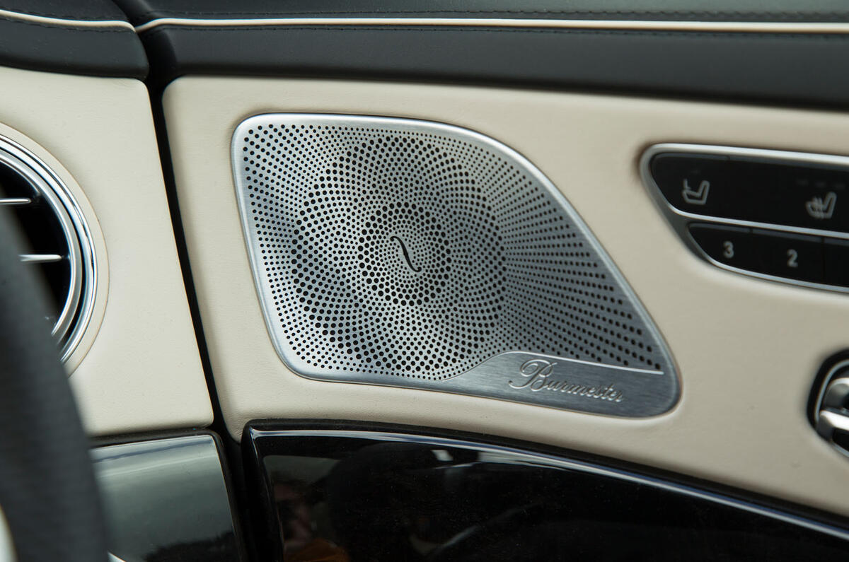 Mercedes-Benz S-Class S500L 2018 long-term review - speakers