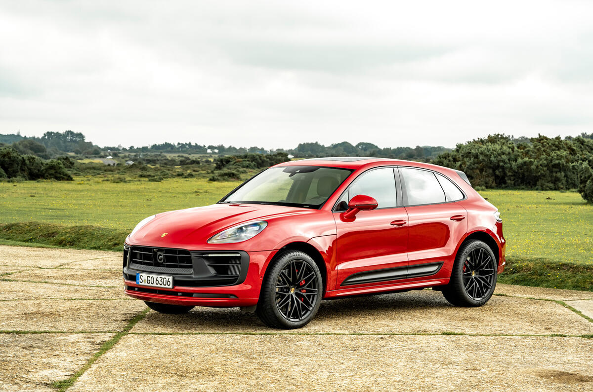 23 Porsche Macan GTS 2021 UK LHD first drive static front