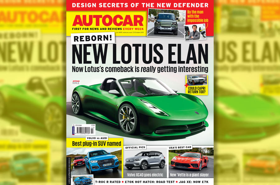 Autocar magazine 23rd October 2019 - on sale now
