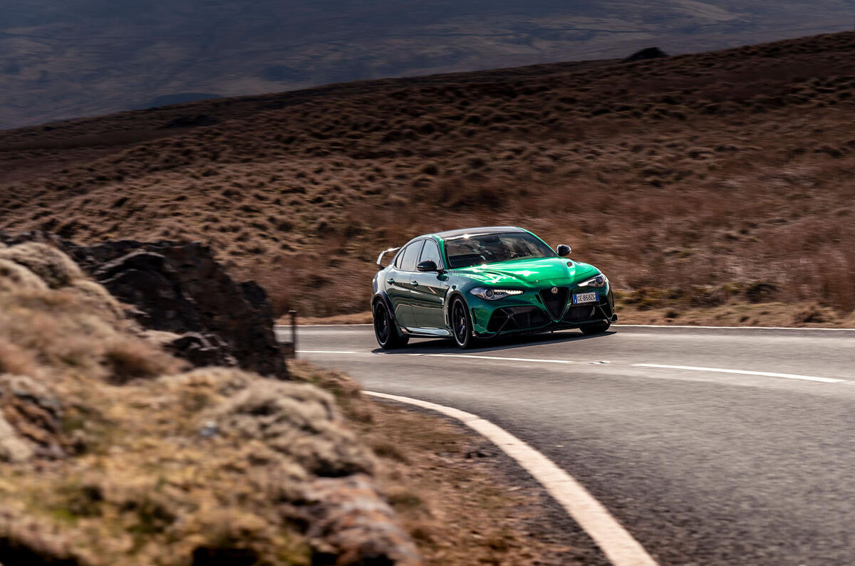 24 Alfa Romeo Giulia GTAm 2021 FD on road front
