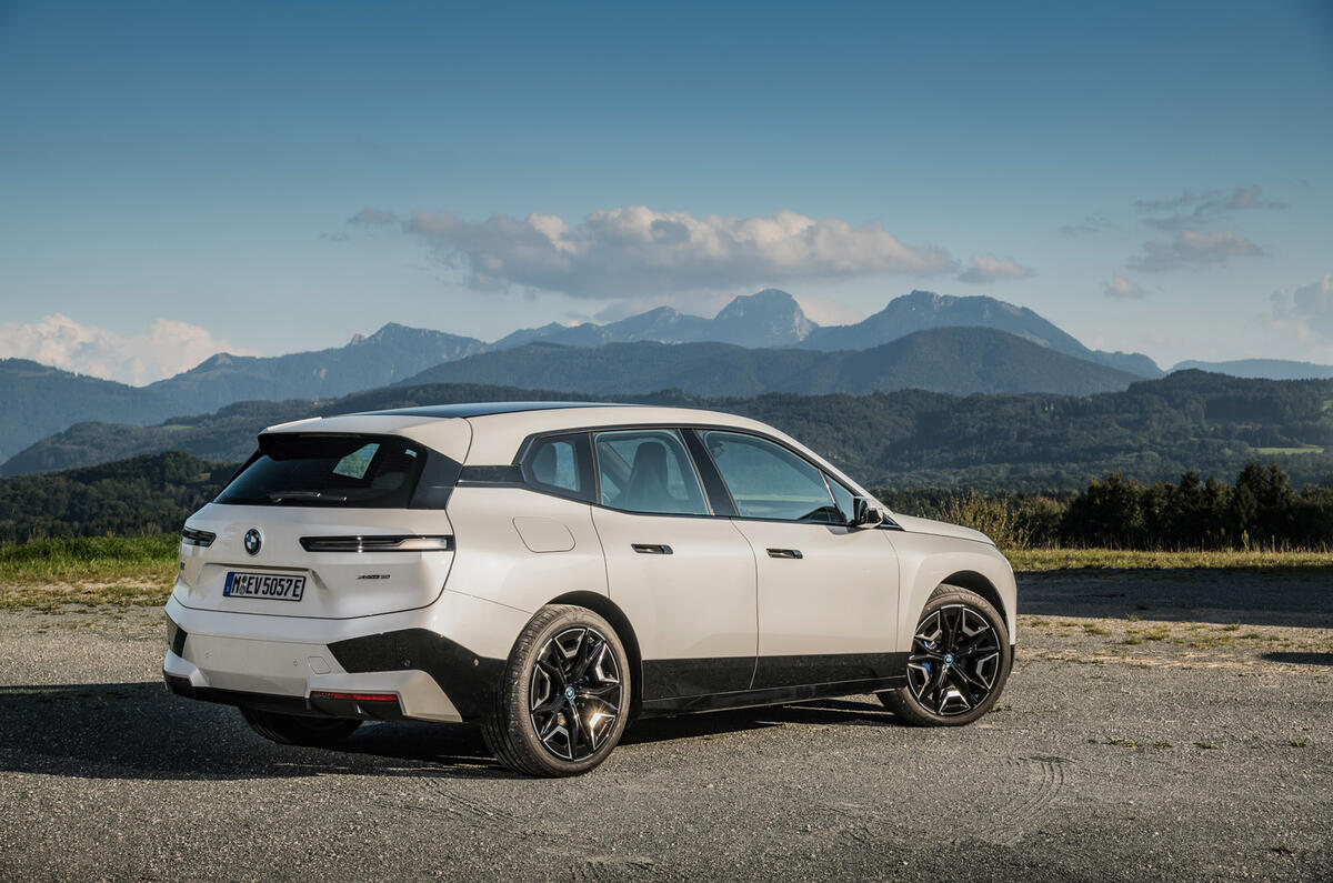 24 bmw ix xdrive 50 2021 first drive review static rear