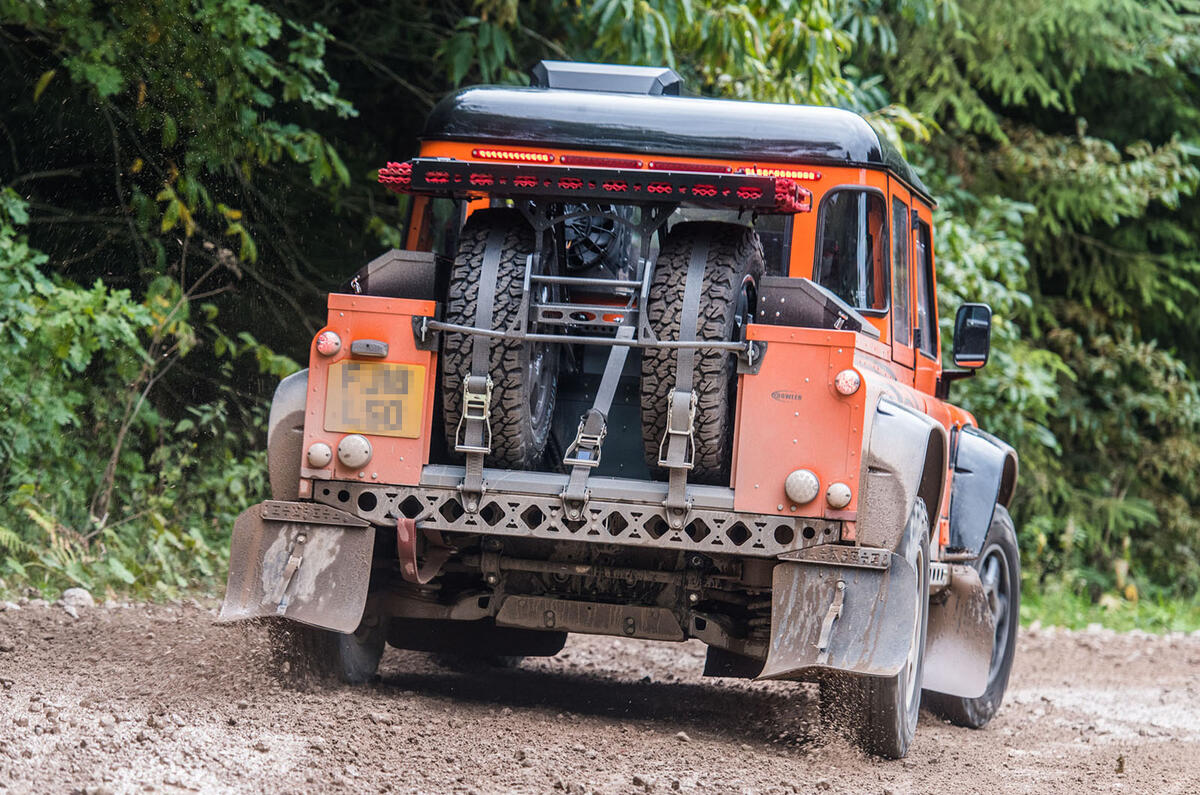 Bowler Bulldog 2018 first drive review action rear