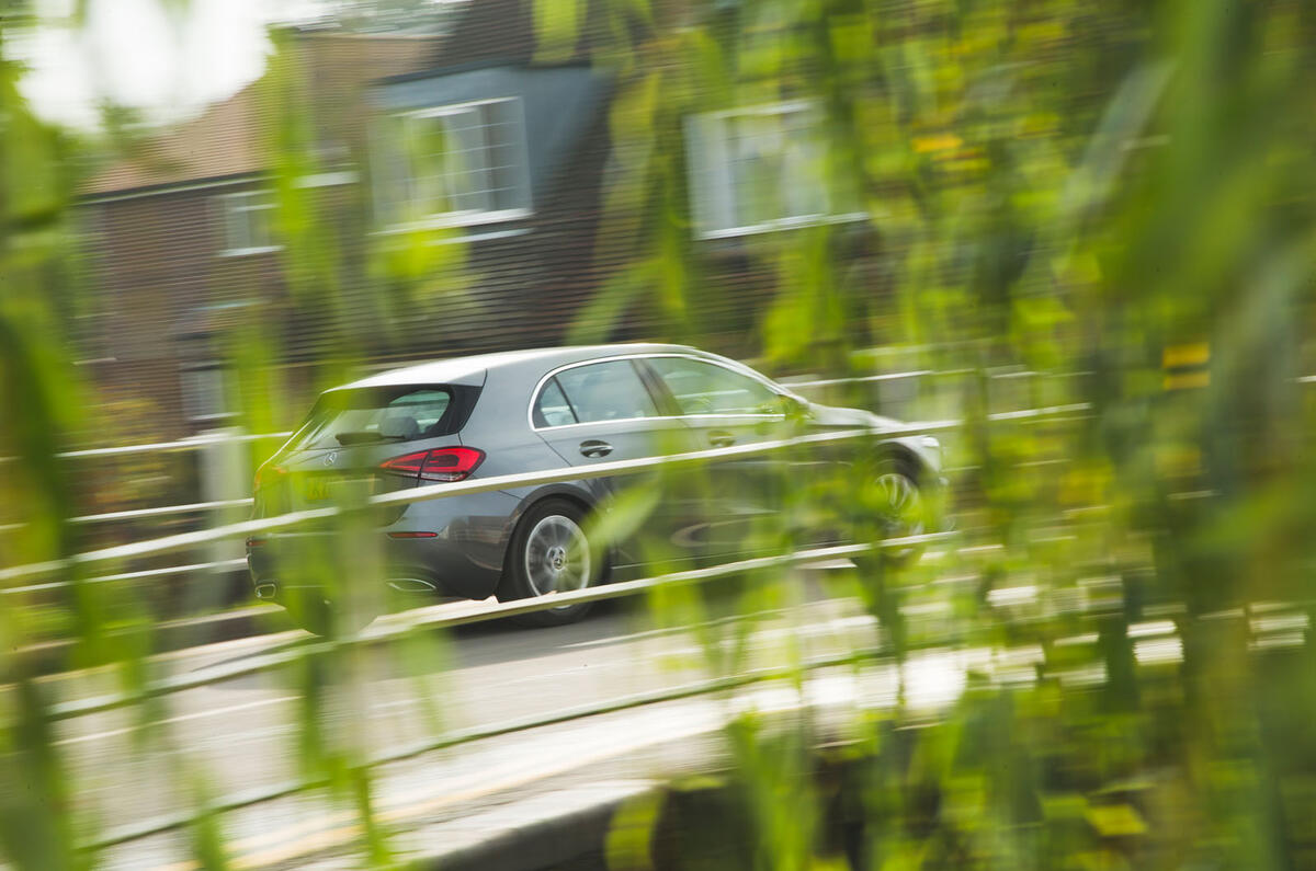 Mercedes-Benz A-Class 2018 long-term review - on the road left