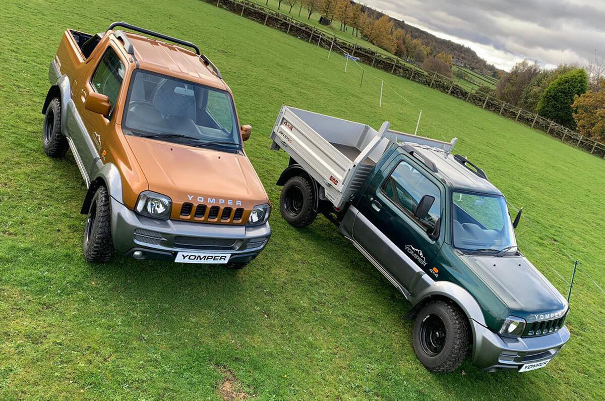 British start-up reveals Suzuki Jimny-based Yomper pick-up | Autocar