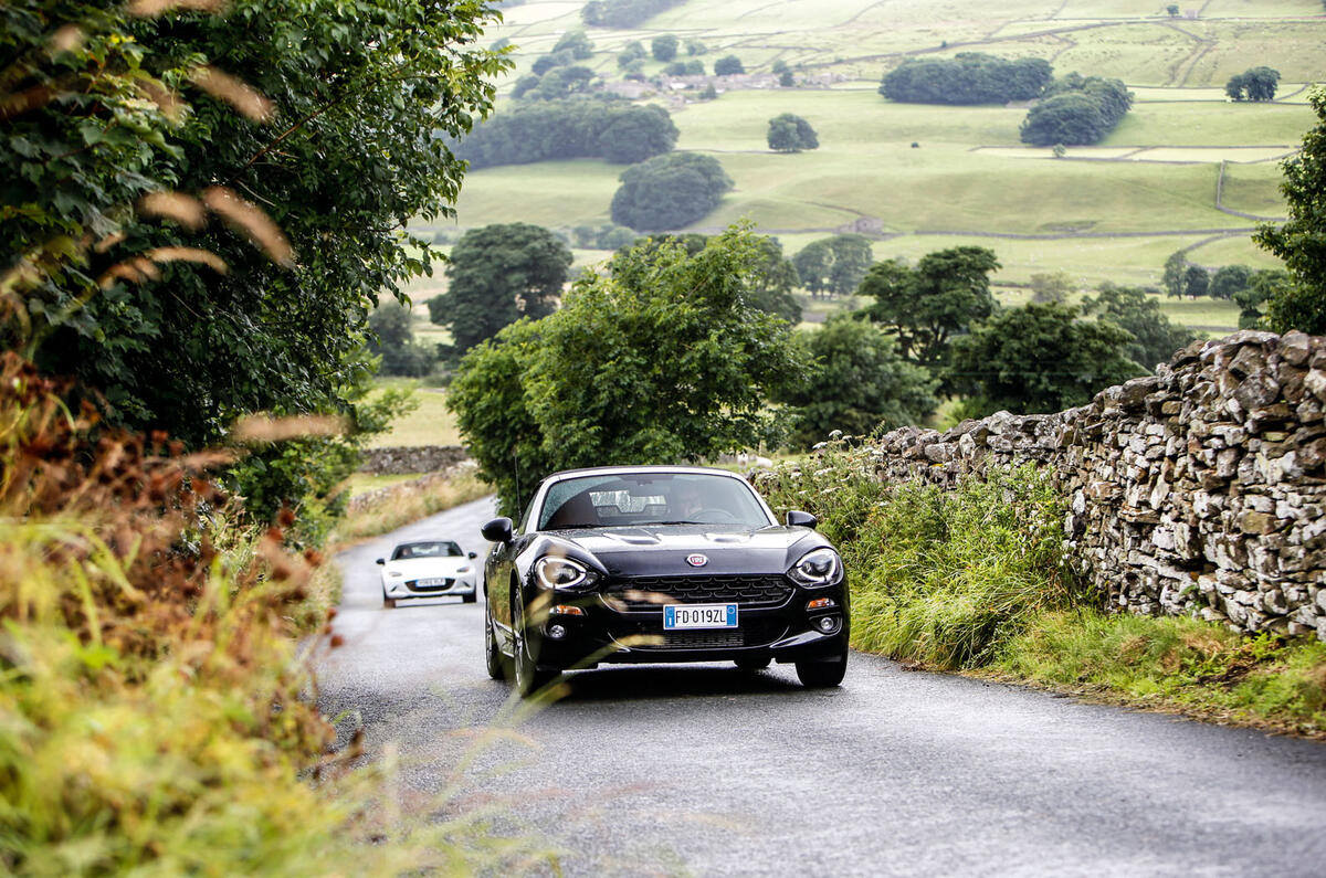 Best affordable driver's road car in the UK - Fiat 124 Spider