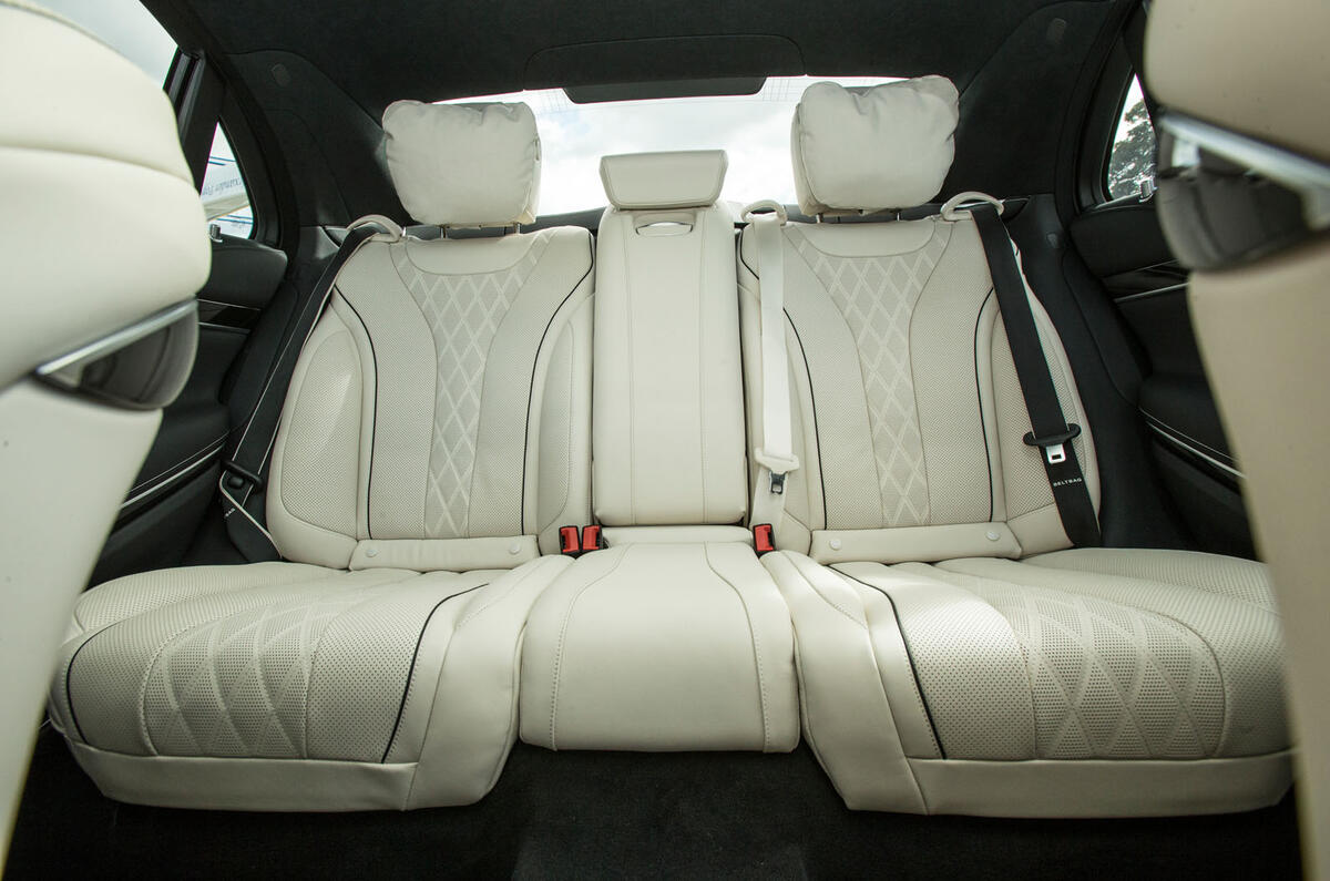 Mercedes-Benz S-Class S500L 2018 long-term review - rear seats
