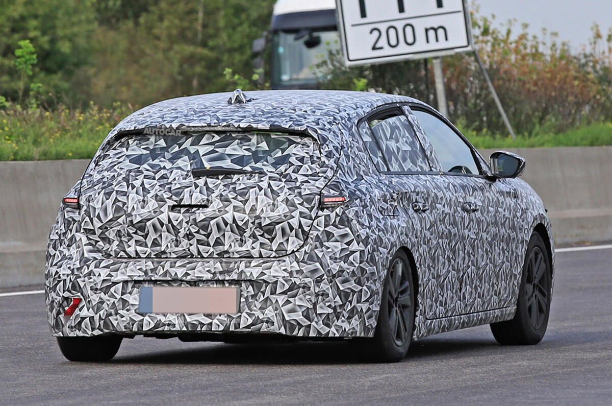 2022 Peugeot 308 prototype - rear