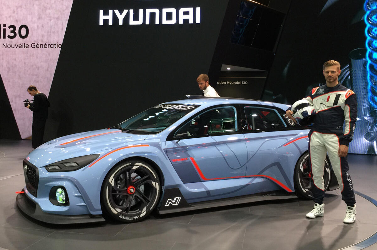 Hyundai RN30 concept at the Paris motor show 2016 - show report and gallery