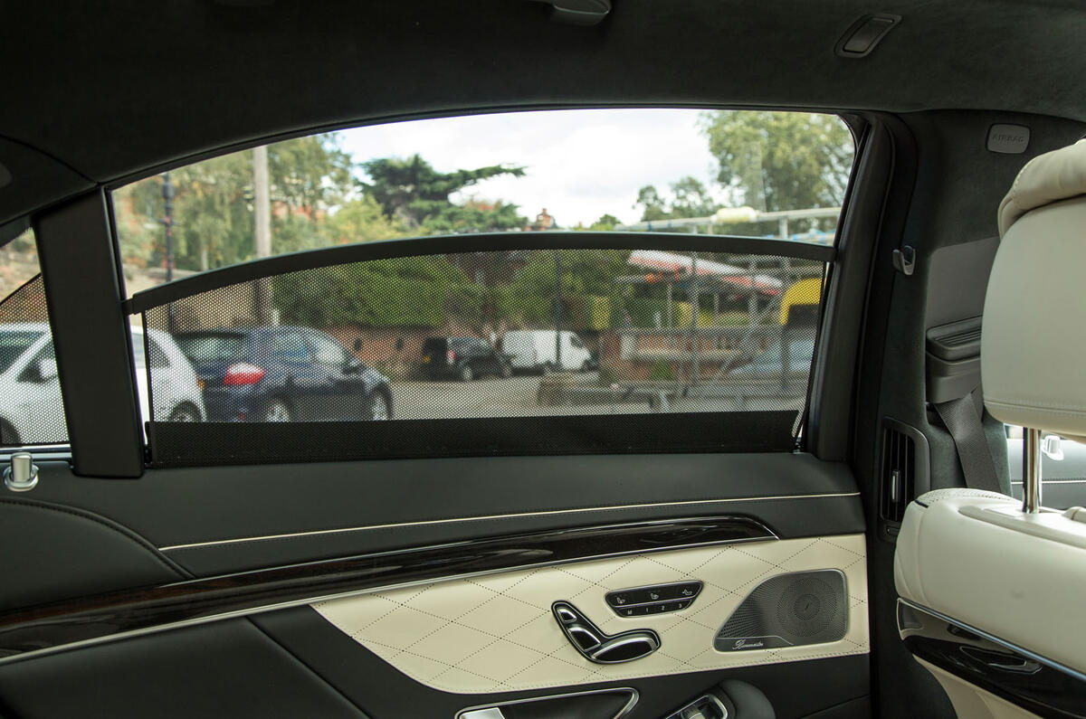 Mercedes-Benz S-Class S500L 2018 long-term review - rear windows