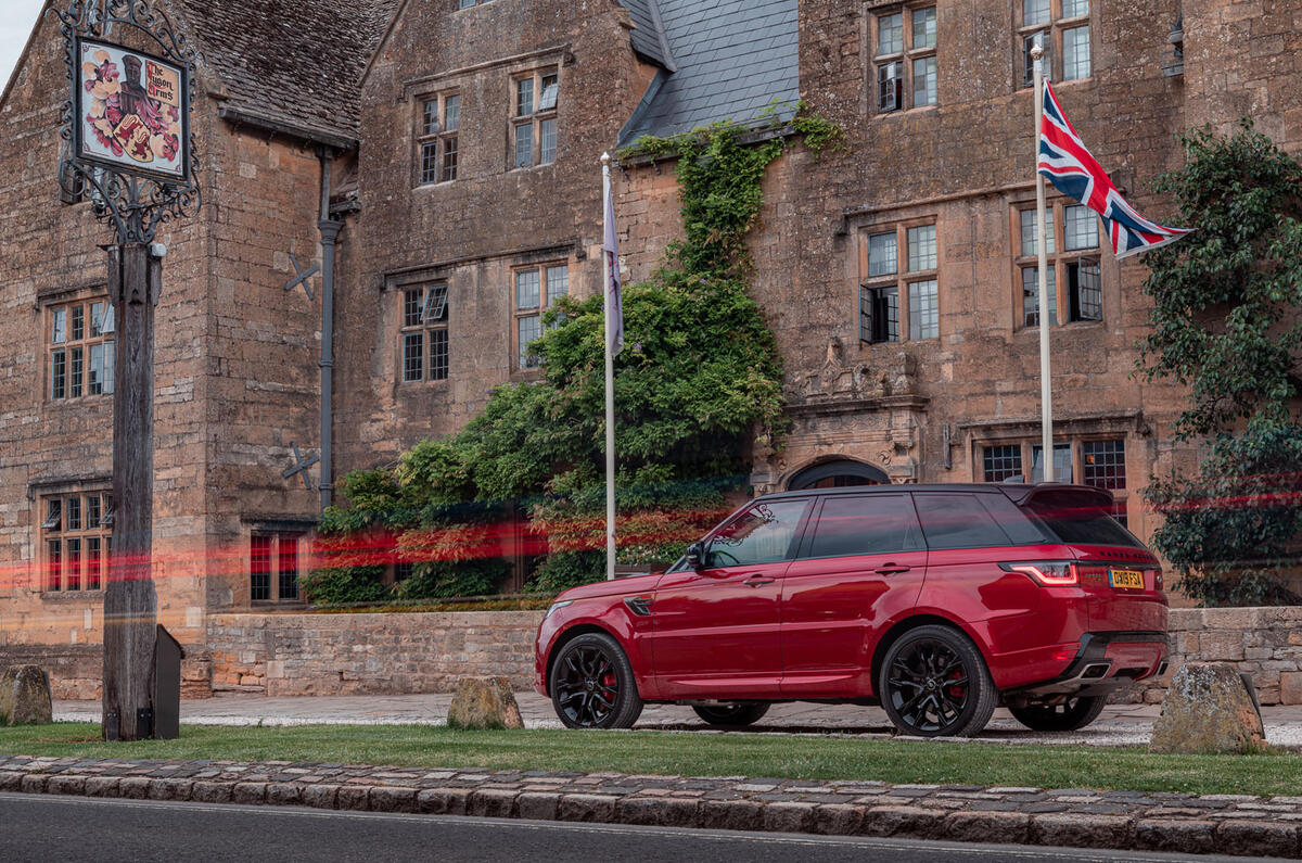 Land Rover Range Rover Sport HST 2019 UK first drive review - static rear