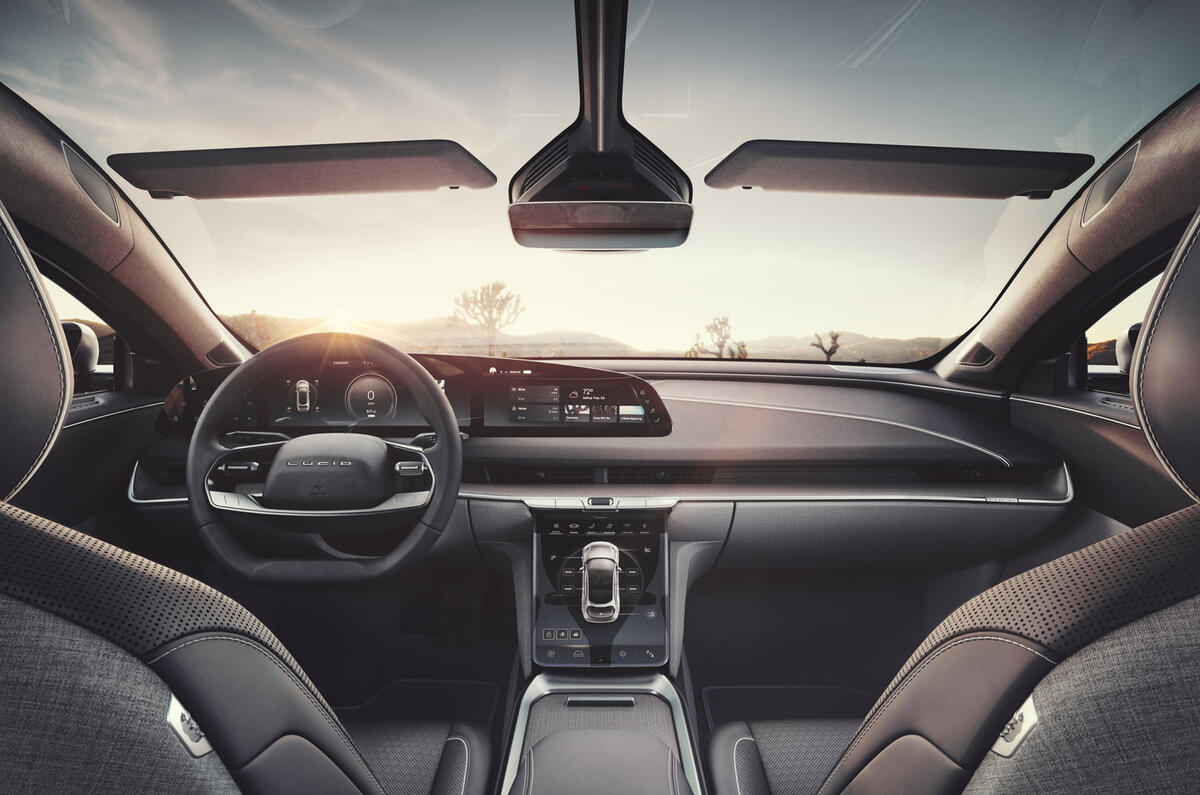 2020 Lucid Air - interior