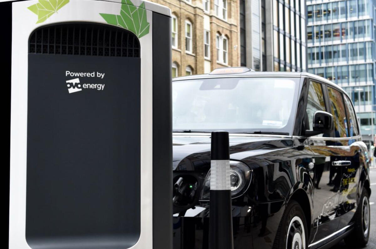 100 new EV chargers switched on in London with focus on electrified taxis Autocar