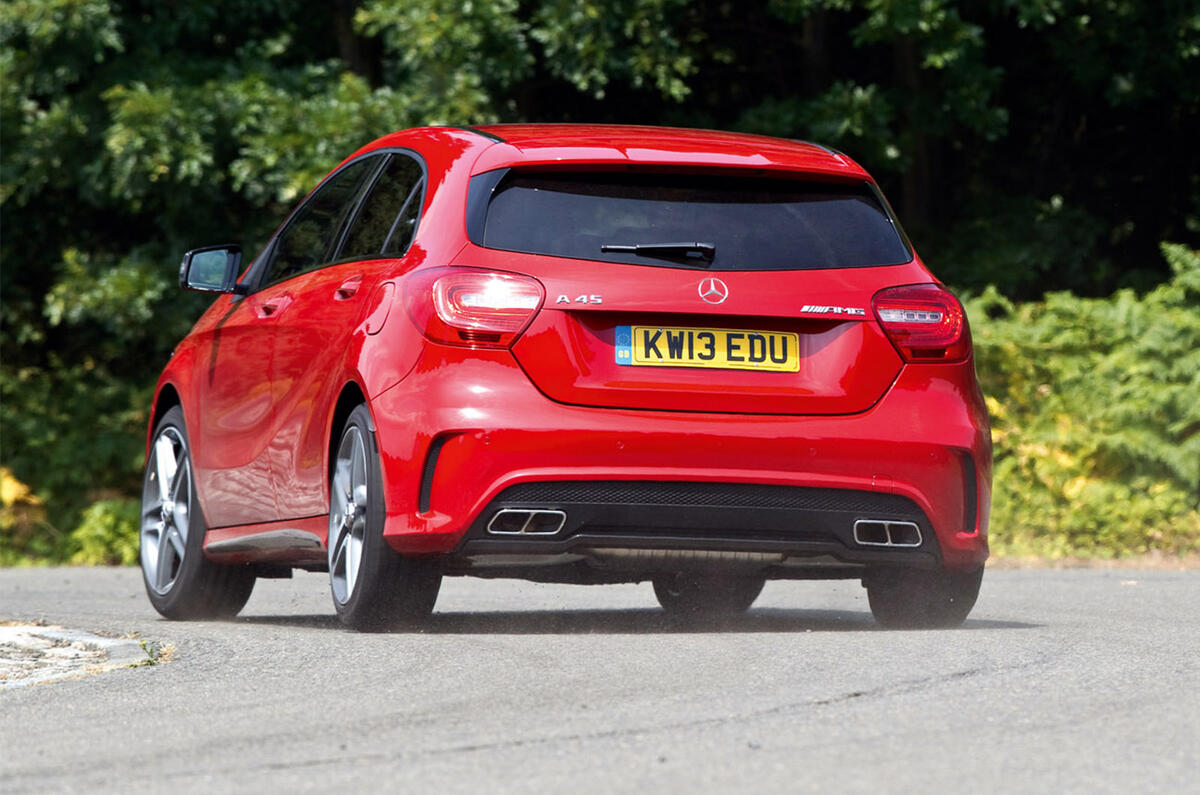 Mercedes A45 AMG 2013 - hero back