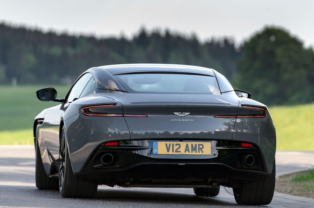 Aston Martin DB11 AMR 2018 review hero rear