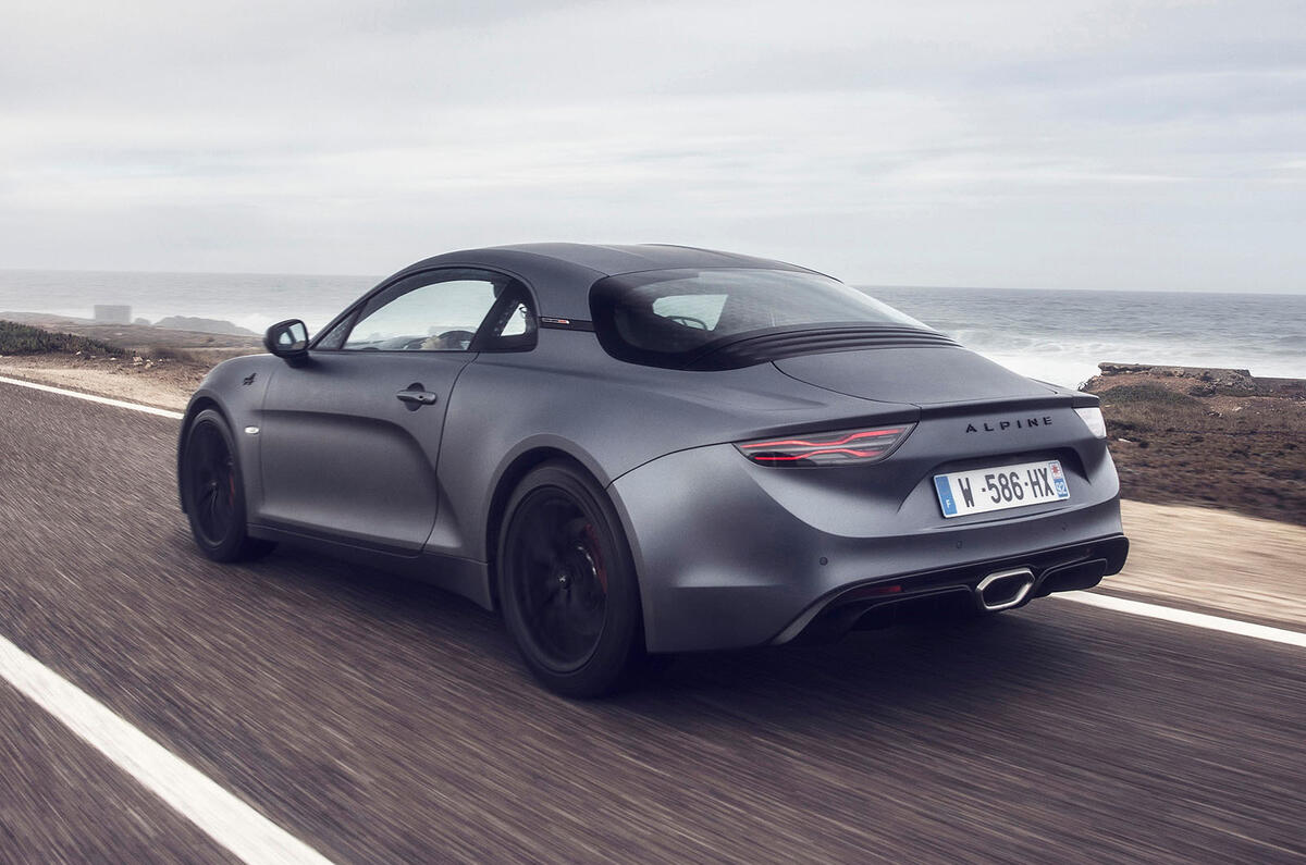 Alpine A110S 2019 first drive review - hero rear